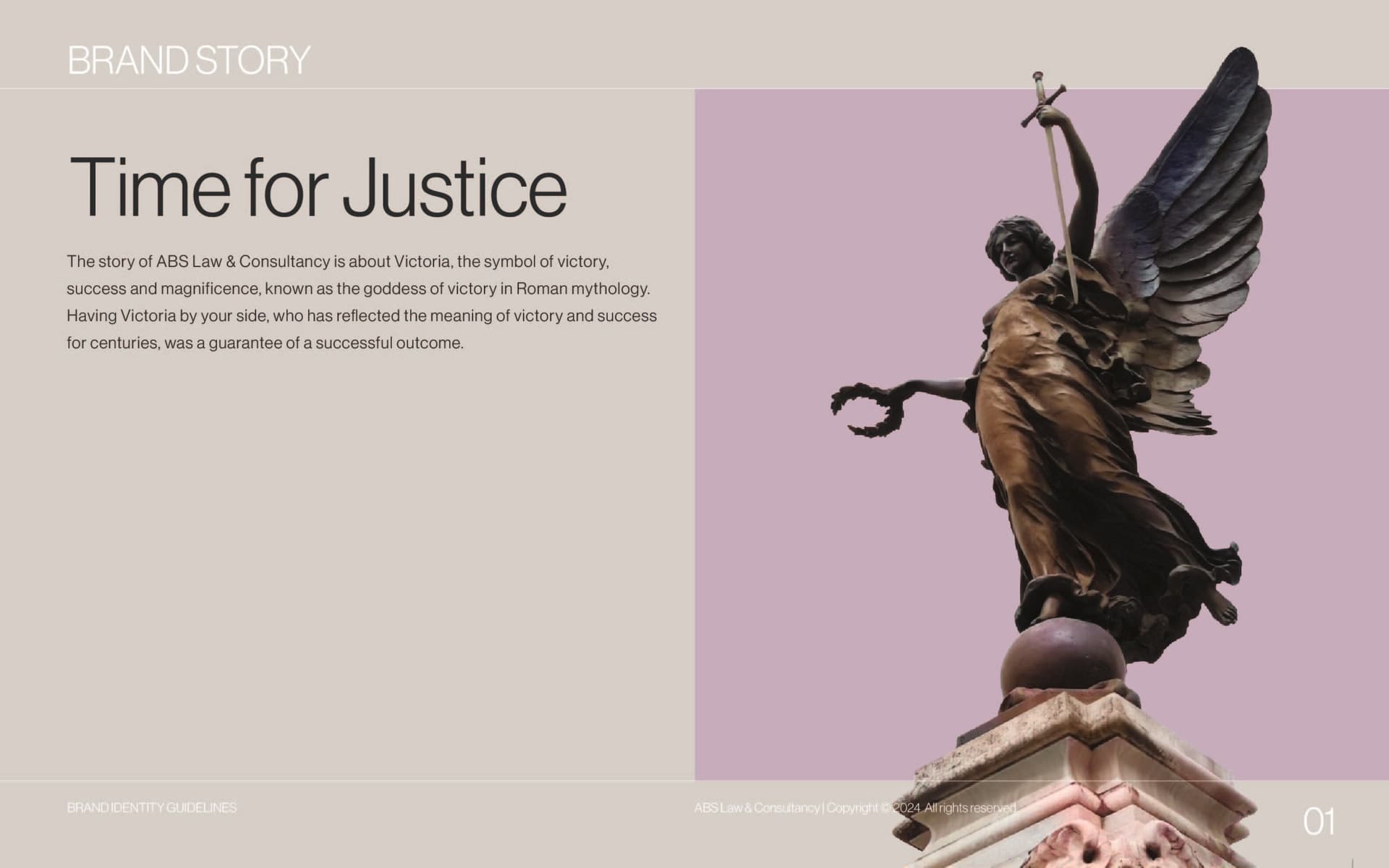 Time for Justice brand story