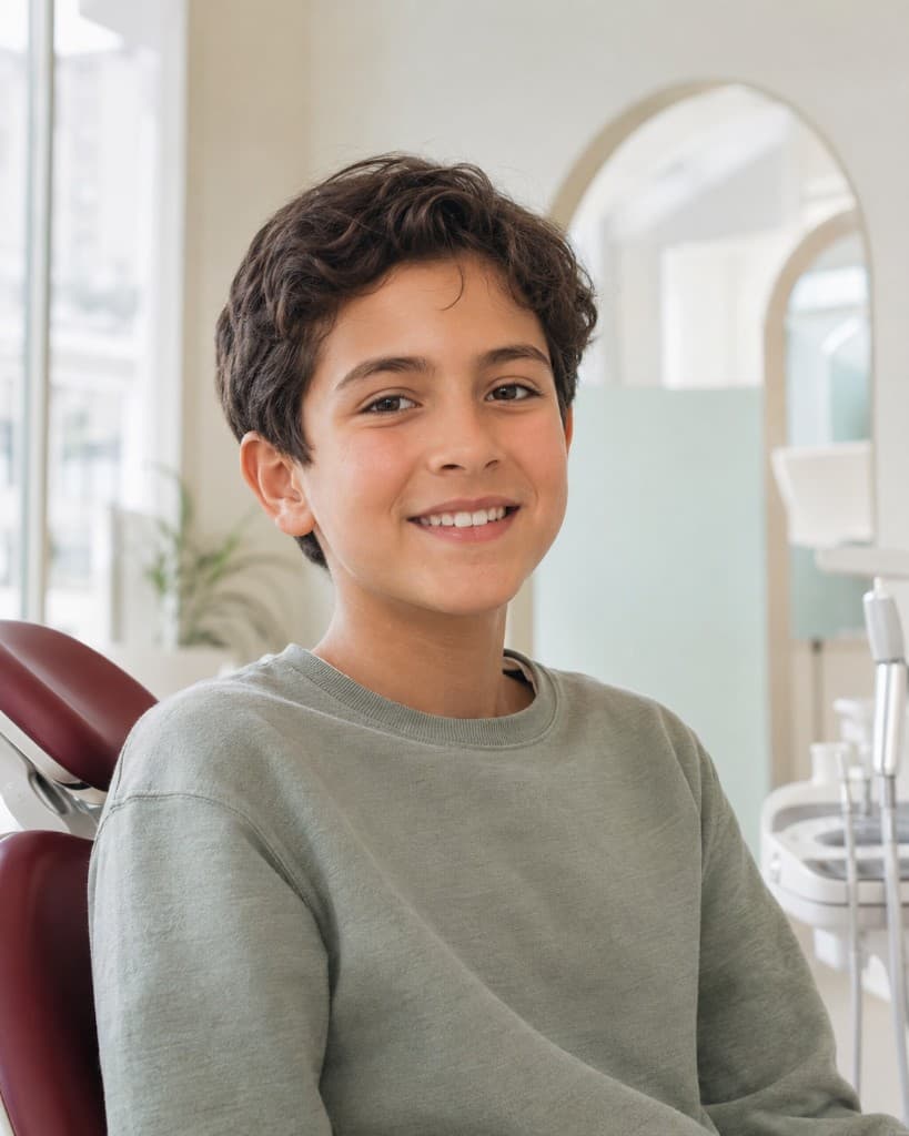 Paediatric orthodontics portrait